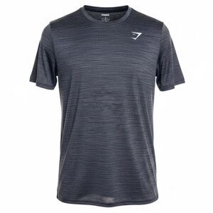 GYMSHARK GRAY HEATHERED PERFORMANCE TRAINING ACTIVEWEAR ATHLEISURE T-SHIRT SZ.XL